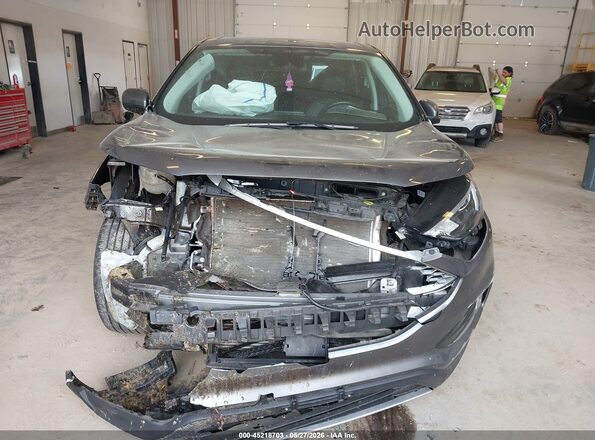 2FMPK4J91PBA18315 2023 FORD EDGE Gray Вид щитка приладів