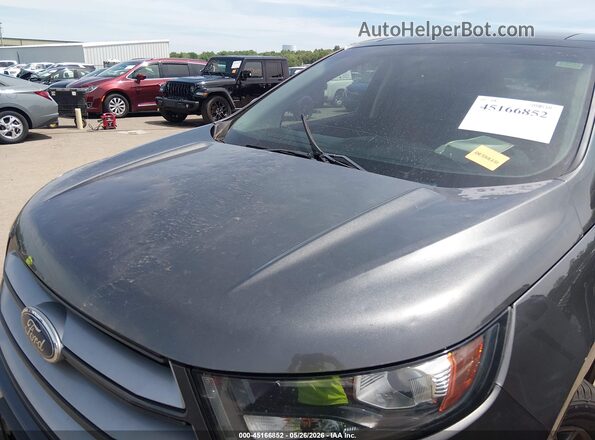 2FMPK4J92JBC35962 2018 FORD EDGE Gray Front view
