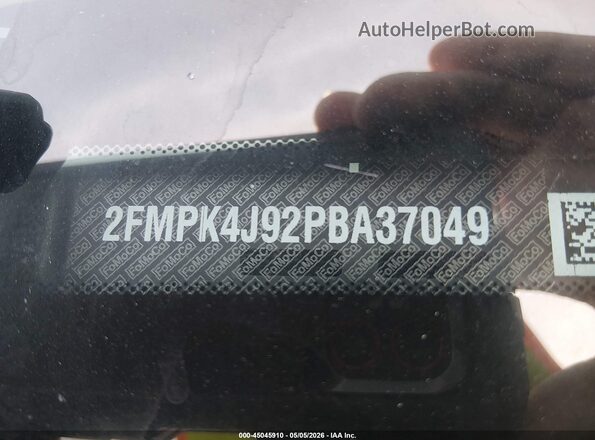 2FMPK4J92PBA37049 2023 FORD EDGE Gray Widok komory silnika