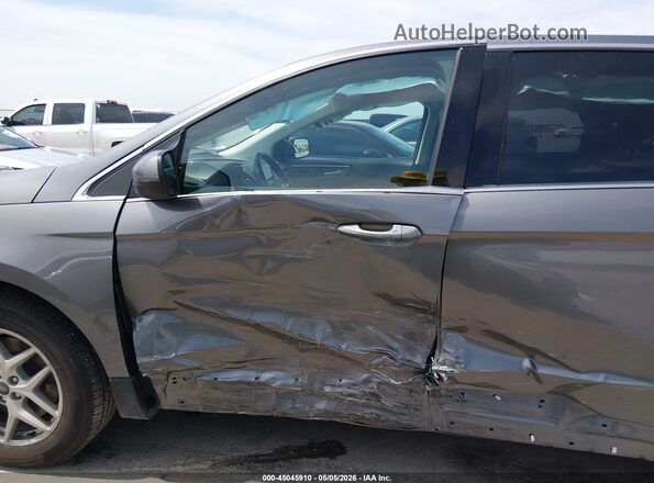 2FMPK4J92PBA37049 2023 FORD EDGE Gray Widok z przodu