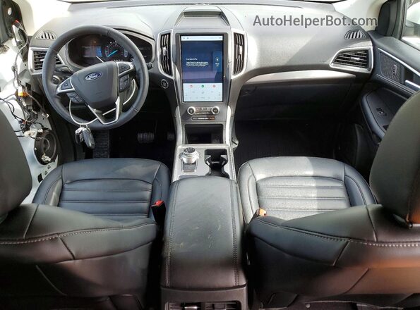 2FMPK4J92RBA08511 2024 FORD EDGE White Առջևի վահանակի տեսք