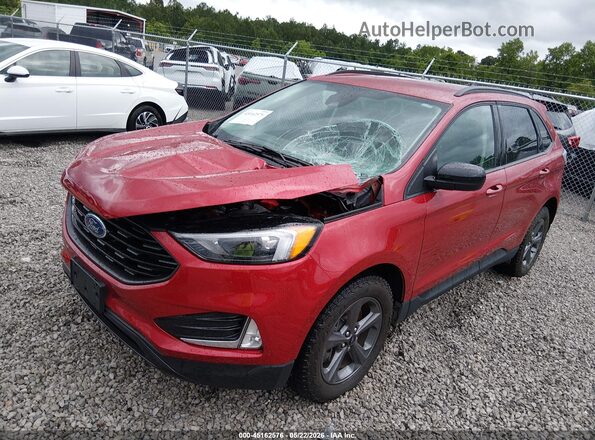 2FMPK4J92RBA18715 2024 FORD EDGE Red Առջևի ձախ երեք քառորդ տեսարան