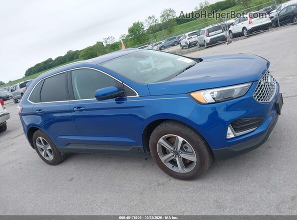 2FMPK4J92RBA55229 2024 FORD EDGE Blue Панорамний вид салону 360°