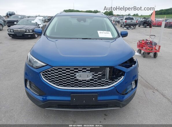 2FMPK4J92RBA55229 2024 FORD EDGE Blue Вид задньої частини салону