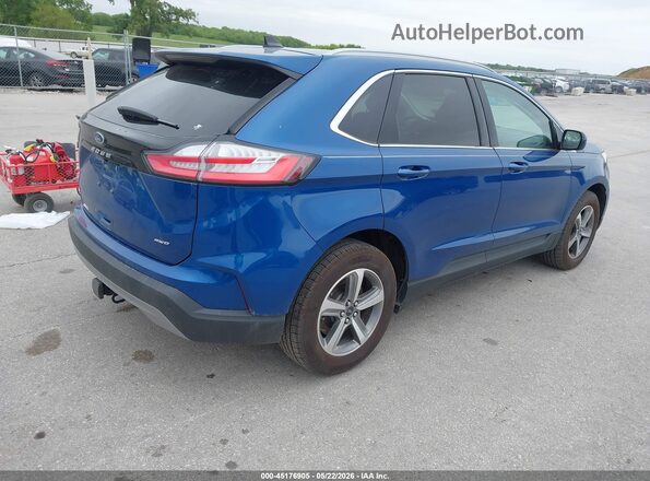 2FMPK4J92RBA55229 2024 FORD EDGE Blue Задня права чверть