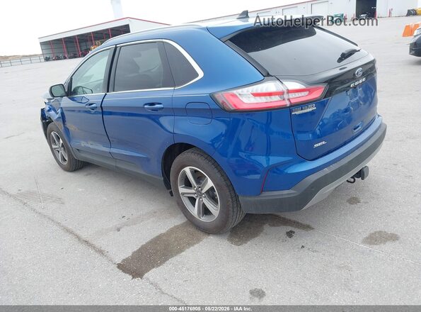 2FMPK4J92RBA55229 2024 FORD EDGE Blue Задня ліва чверть