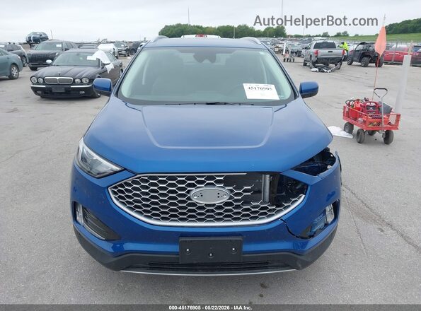 2FMPK4J92RBA55229 2024 FORD EDGE Blue Вид спереду
