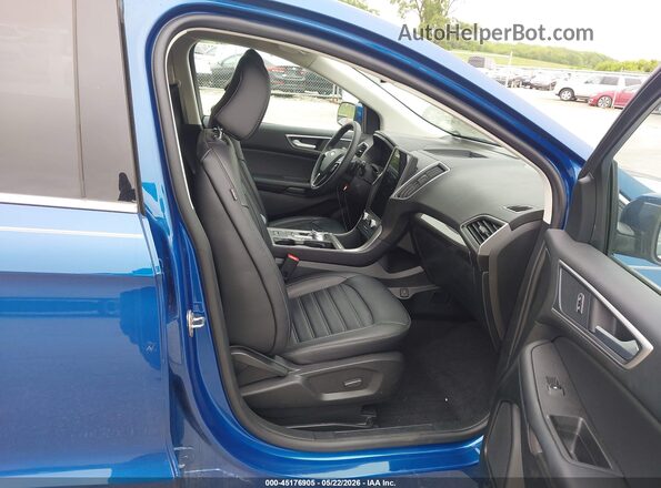 2FMPK4J92RBA55229 2024 FORD EDGE Blue Вид салону спереду