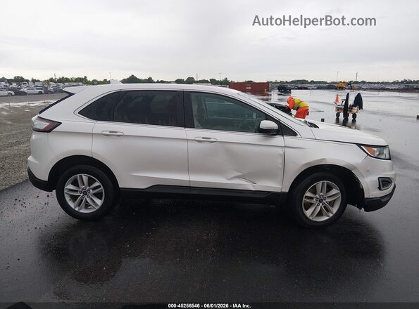 2FMPK4J93JBB63122 2018 FORD EDGE White Rear interior view