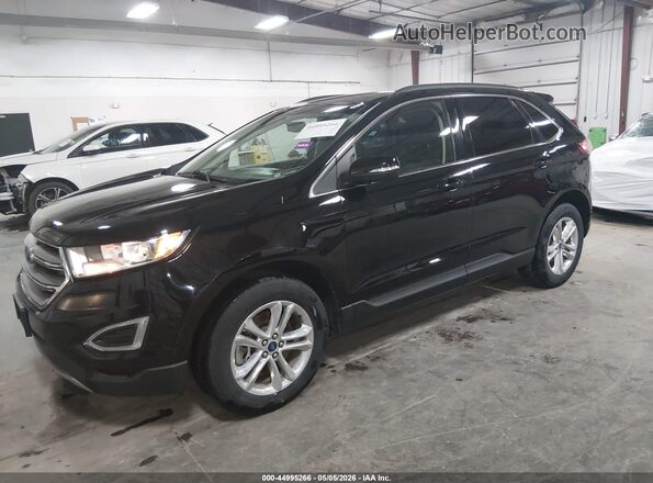 2FMPK4J93JBC12318 2018 FORD EDGE Black Przód lewy