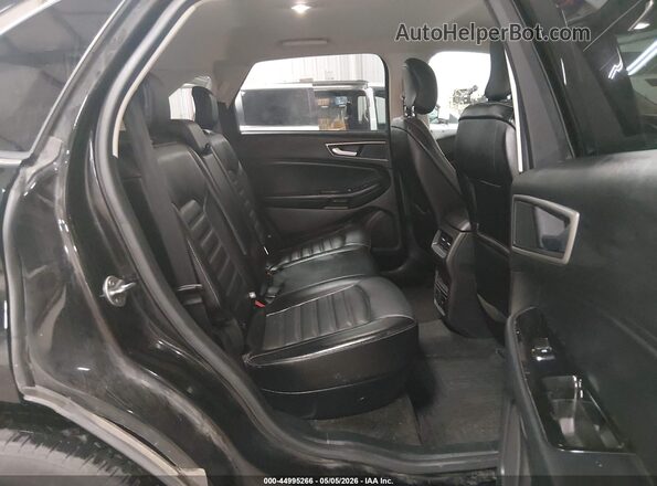 2FMPK4J93JBC12318 2018 FORD EDGE Black Widok naklejki z numerem VIN