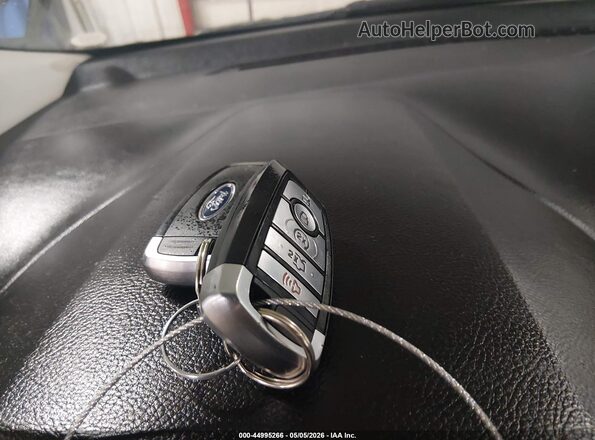 2FMPK4J93JBC12318 2018 FORD EDGE Black Widok deski rozdzielczej