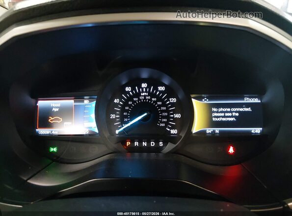 2FMPK4J93KBB74445 2019 FORD EDGE Красный Вид задних сидений