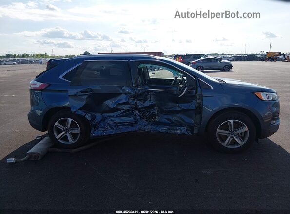 2FMPK4J93KBC06097 2019 FORD EDGE Blue Vista frontal