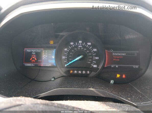 2FMPK4J93KBC06097 2019 FORD EDGE Blue Vista de los asientos traseros