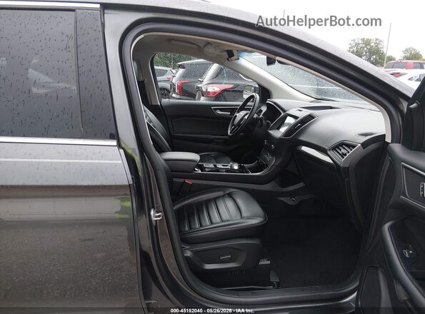 2FMPK4J93LBA71138 2020 FORD EDGE Gray წინა სალონის ხედი