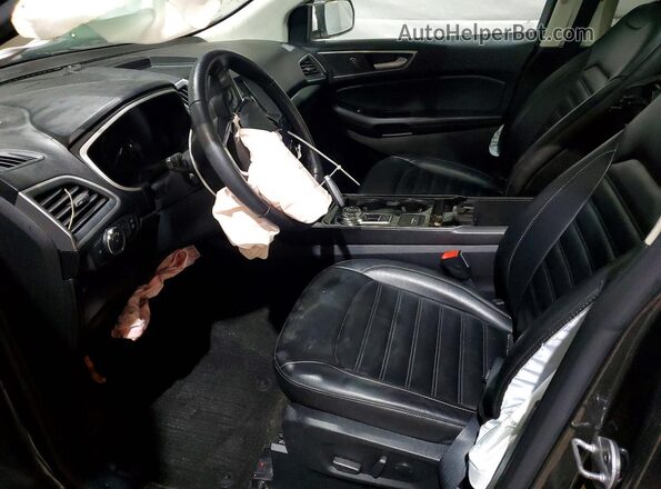 2FMPK4J93LBA82270 2020 FORD EDGE Gray Widok wnętrza z przodu