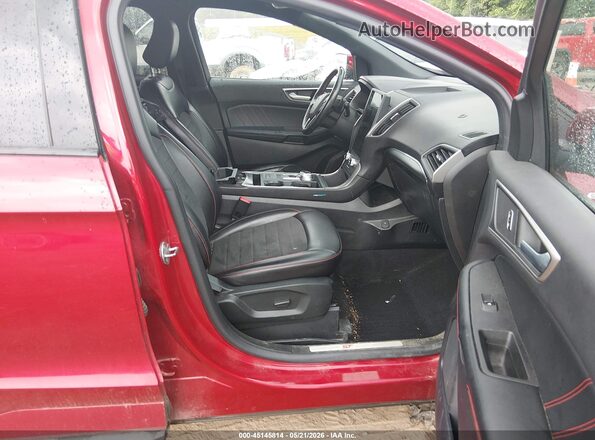 2FMPK4J93NBA19382 2022 FORD EDGE Red Front interior view