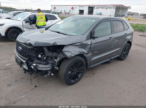 2FMPK4J93NBA40183 2022 FORD EDGE Gray Առջևի ձախ երեք քառորդ տեսարան