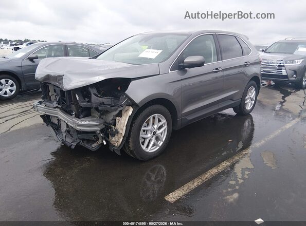 2FMPK4J93PBA57343 2023 FORD EDGE Gray Vista tres cuartos delantera izquierda