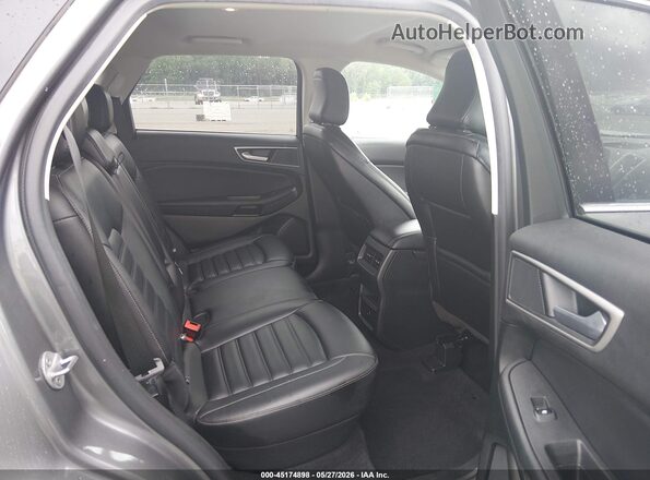 2FMPK4J93PBA57343 2023 FORD EDGE Gray Vista de la etiqueta del VIN