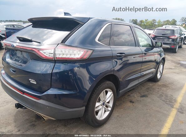 2FMPK4J94HBC39683 2017 FORD EDGE Blue Rear right