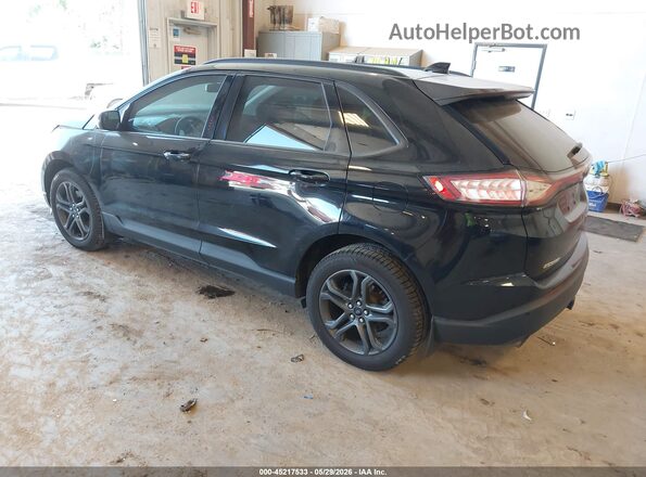 2FMPK4J94JBC47997 2018 FORD EDGE Black Trasero izquierdo
