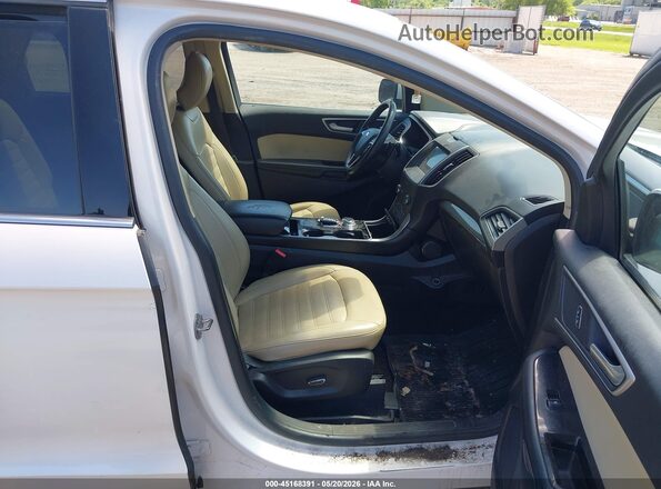 2FMPK4J94KBB09653 2019 FORD EDGE White Vista interior delantera