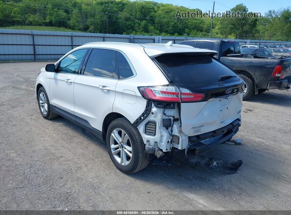 2FMPK4J94KBB09653 2019 FORD EDGE White Trasero izquierdo