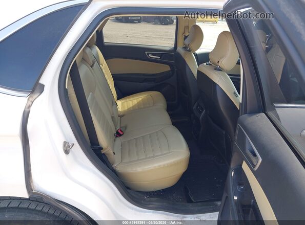 2FMPK4J94KBB09653 2019 FORD EDGE White Vista de la etiqueta del VIN