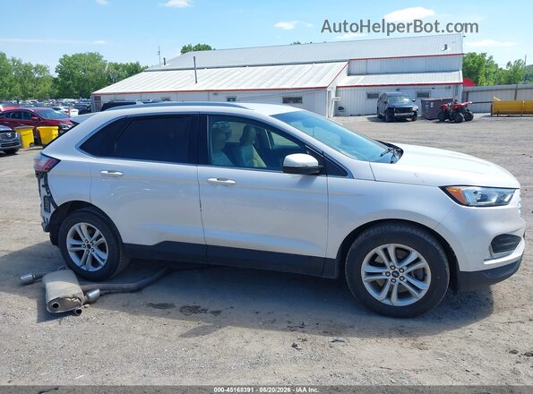 2FMPK4J94KBB09653 2019 FORD EDGE White Vista interior de 360 grados