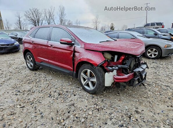 2FMPK4J94KBB36190 2019 FORD EDGE Burgundy 