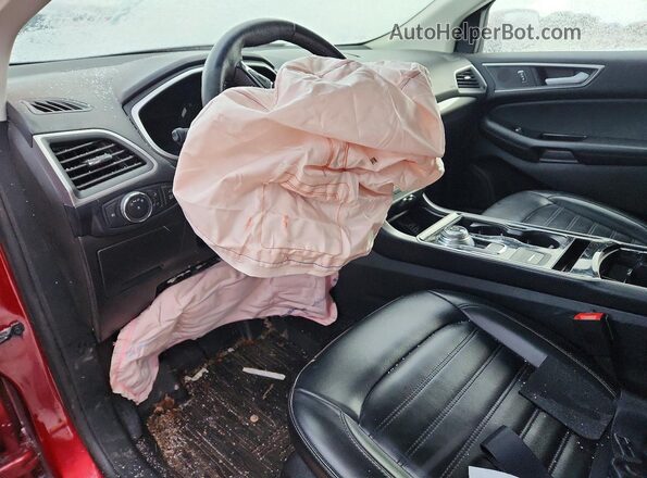 2FMPK4J94KBB36190 2019 FORD EDGE Burgundy 