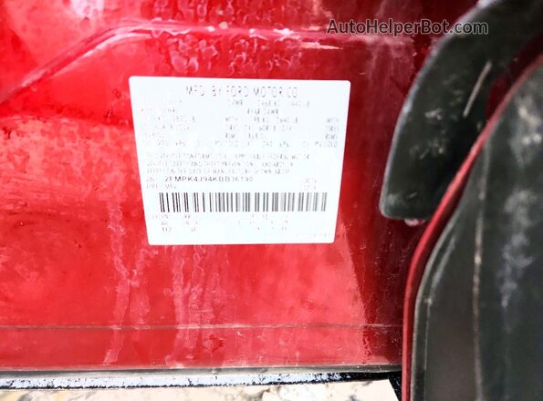 2FMPK4J94KBB36190 2019 FORD EDGE Burgundy 