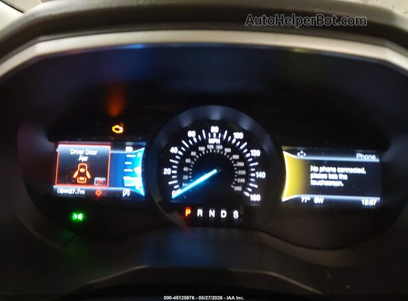 2FMPK4J94KBB77502 2019 FORD EDGE Gray Widok tylnych siedzeń