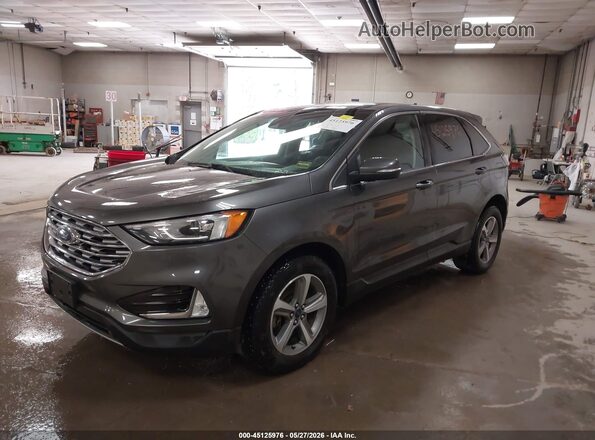 2FMPK4J94KBB77502 2019 FORD EDGE Gray Przód lewy