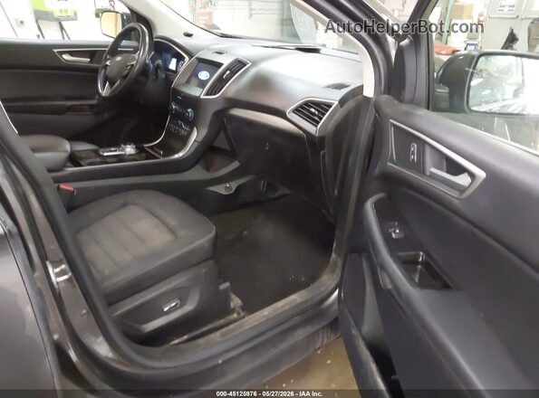 2FMPK4J94KBB77502 2019 FORD EDGE Gray Widok wnętrza z przodu