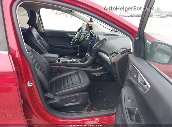 2FMPK4J94MBA60019 2021 FORD EDGE Red Vista interior delantera
