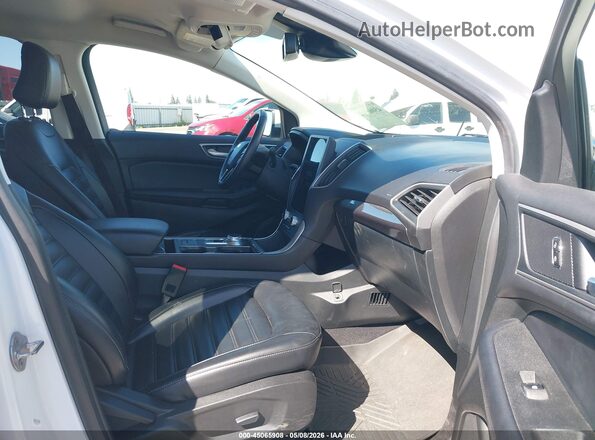 2FMPK4J94PBA25548 2023 FORD EDGE White Vista interior delantera