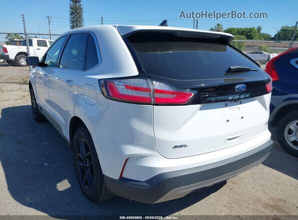 2FMPK4J94PBA25548 2023 FORD EDGE White Trasero izquierdo