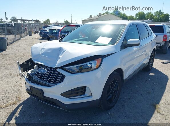 2FMPK4J94PBA25548 2023 FORD EDGE White Vista tres cuartos delantera izquierda