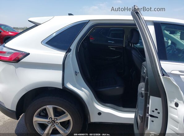 2FMPK4J94RBA12754 2024 FORD EDGE White Widok naklejki z numerem VIN