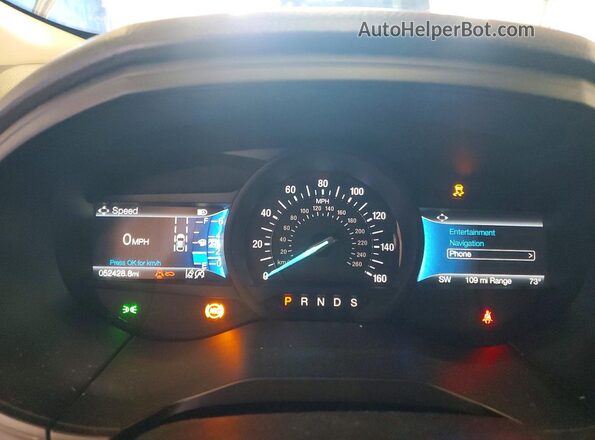 2FMPK4J94RBA97076 2024 FORD EDGE Black Instrument cluster view