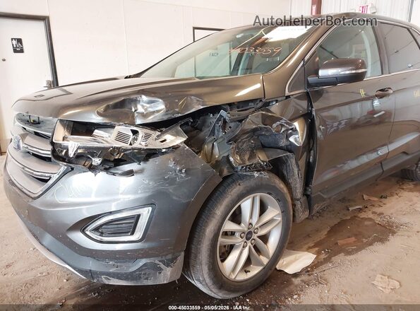2FMPK4J95HBB15955 2017 FORD EDGE Серый Вид спереди