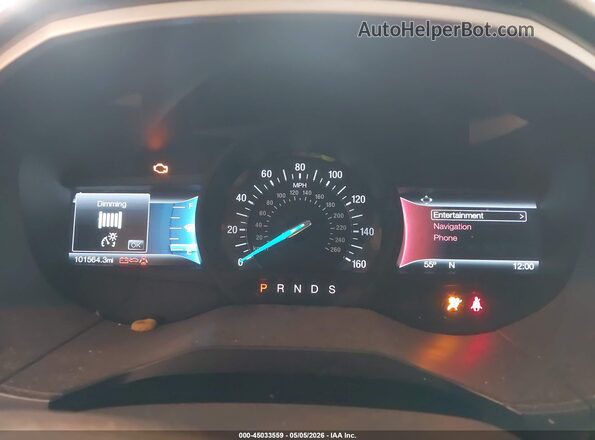 2FMPK4J95HBB15955 2017 FORD EDGE Серый Вид задних сидений