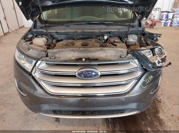 2FMPK4J95HBB15955 2017 FORD EDGE Серый Вид сзади