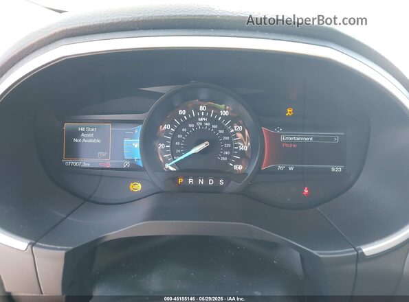 2FMPK4J95KBB20581 2019 FORD EDGE Gray უკანა სავარძლების ხედი