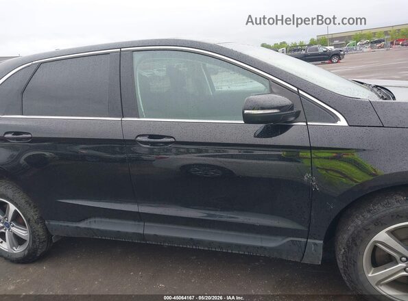 2FMPK4J95KBB82143 2019 FORD EDGE Black Vista interior trasera