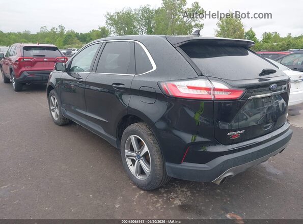 2FMPK4J95KBB82143 2019 FORD EDGE Black Trasero izquierdo