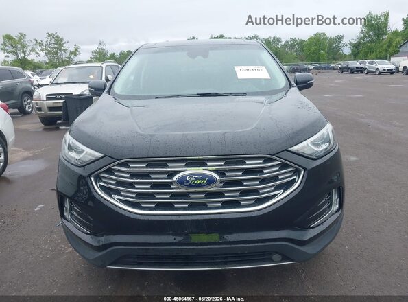 2FMPK4J95KBB82143 2019 FORD EDGE Black Vista del cuadro de instrumentos